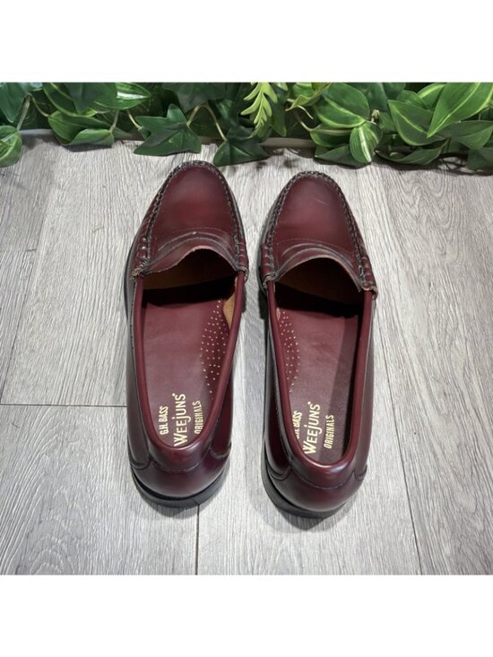 G.H. Bass Weejun Larson Penny Loafer Men\'s Shoes Burgundy Size 10.5 D main image 11
